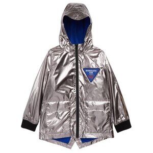 NEW Nordstrom Intergalactic Hooded Jacket Silver Tucker Tate Smithsonian Coat 12